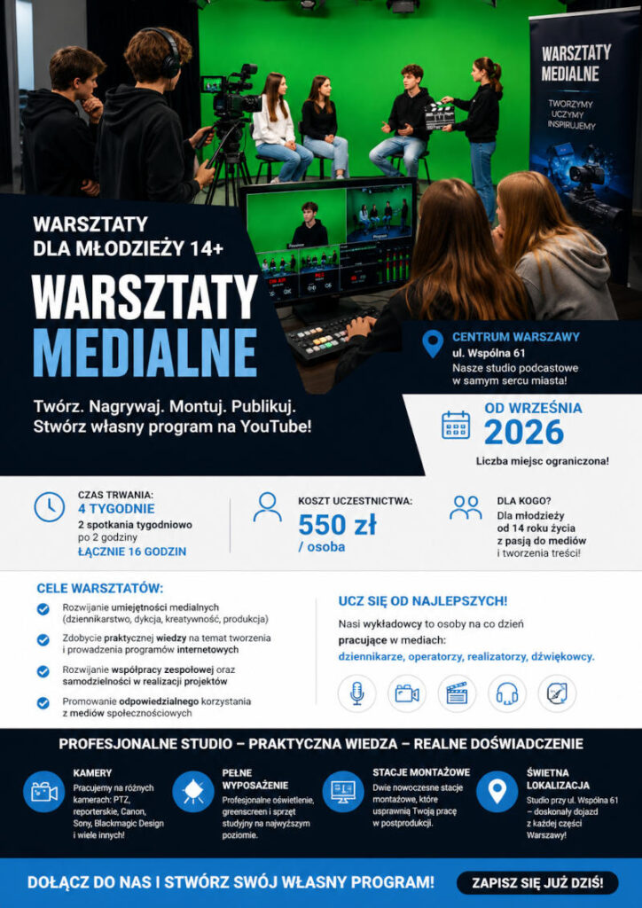 ulotka plakat warsztaty